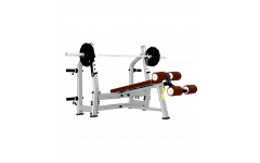 Скамья для жима с отрицательным наклоном BRONZE GYM J-024 (Коричневый) Скамья для жима с отрицательным наклоном BRONZE GYM J-024 (Коричневый)